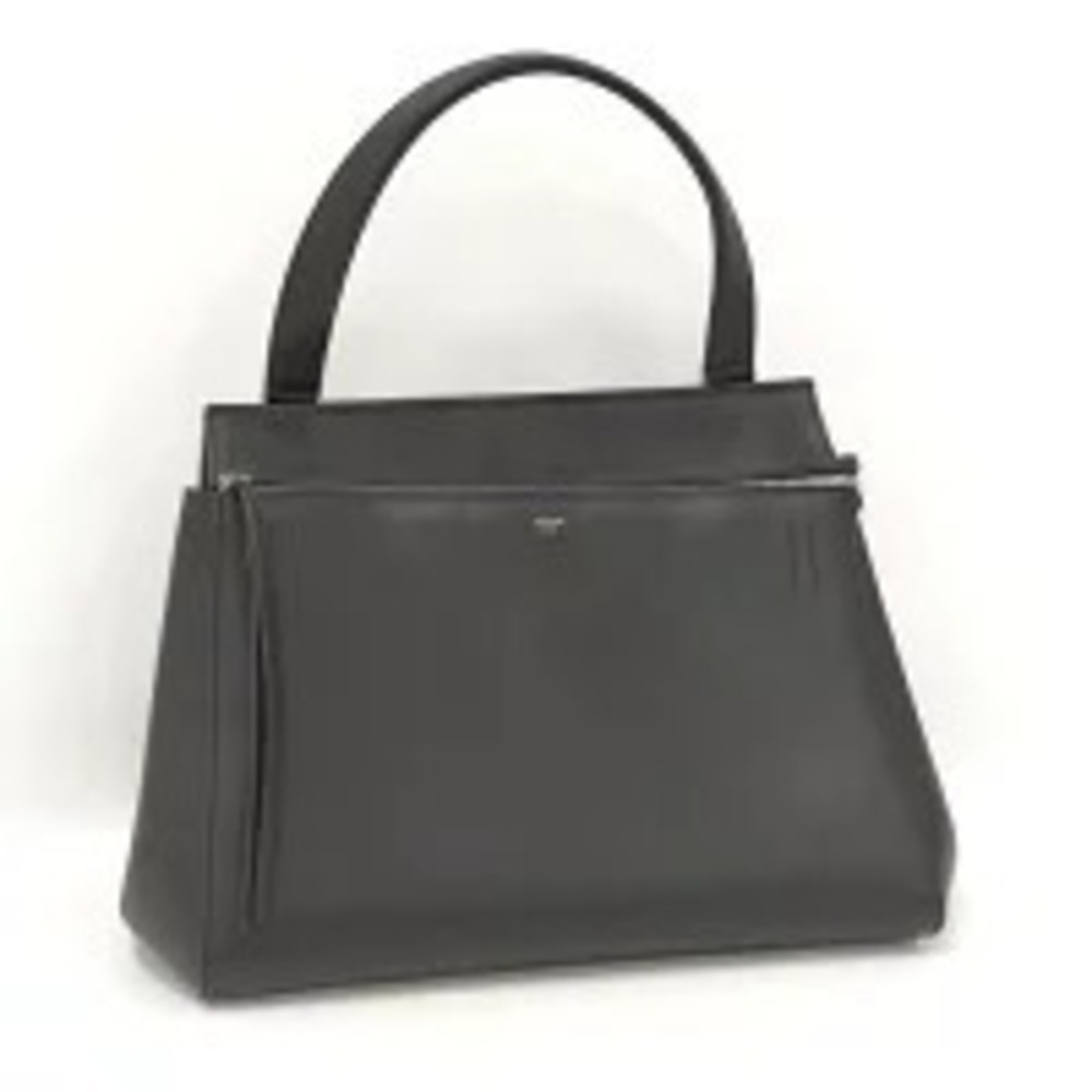 Celine Handbag Leather Black